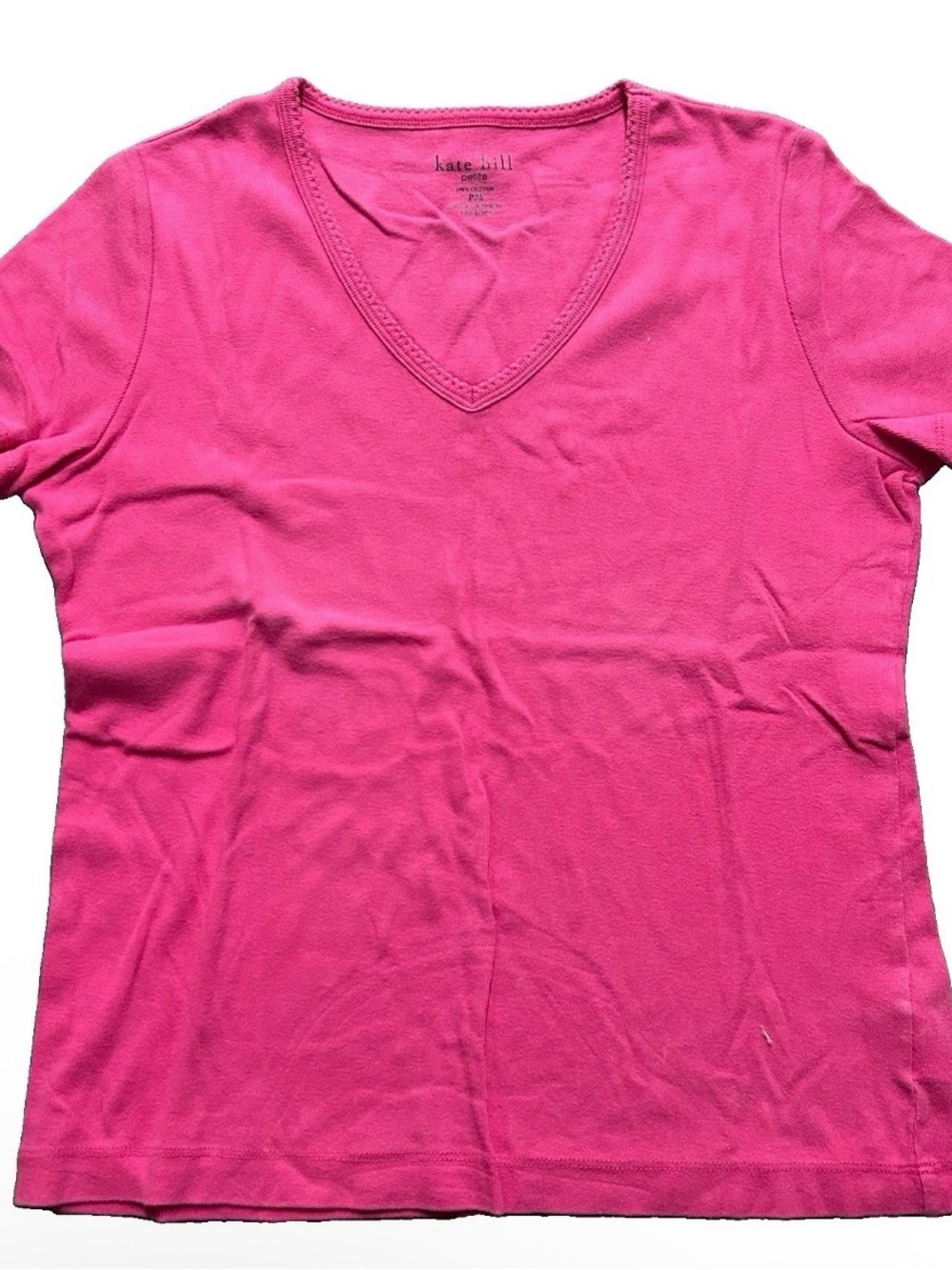 Women’s Kate Hill Pink Short Sleeve T Shirt Size PM Medium
